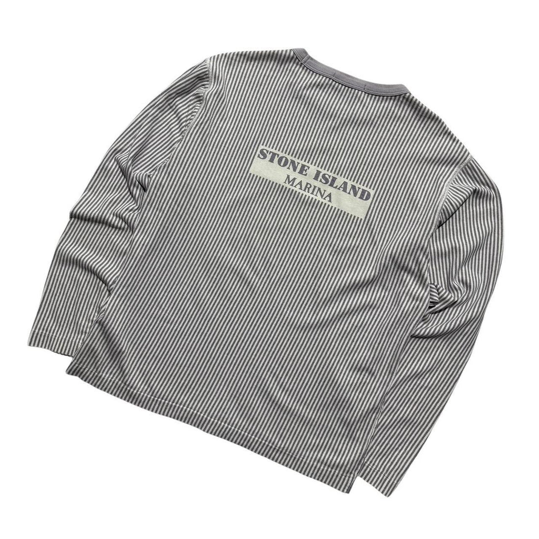 Stone Island Marina Long Sleeve Striped Top
