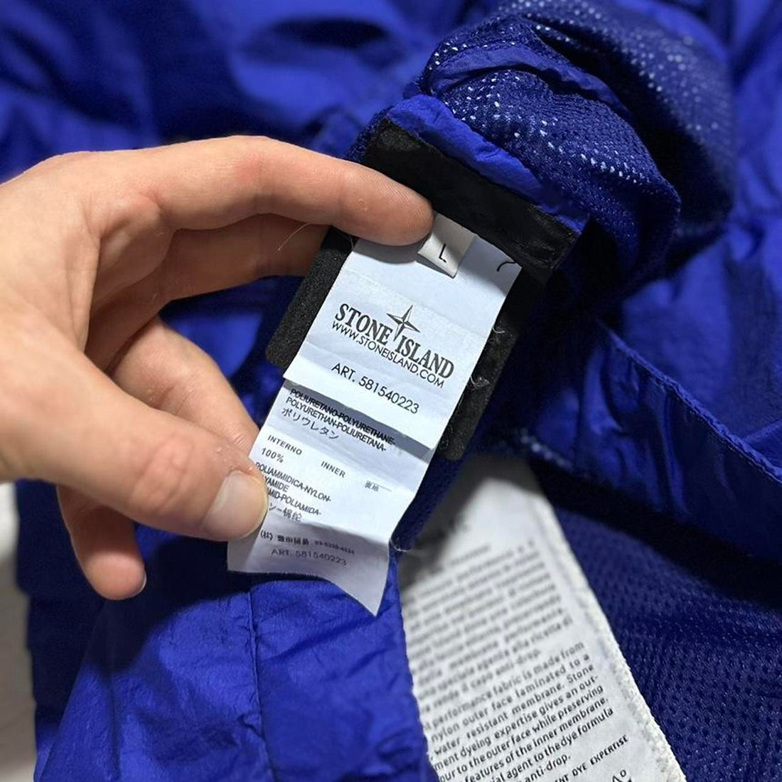 Stone Island Blue Membrana-TC Jacket