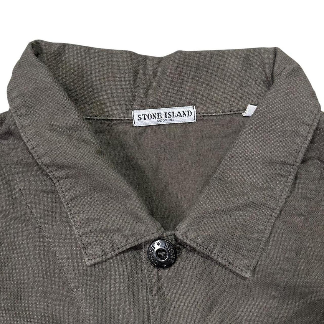 Stone Island Cotton Shoulder Badge Shirt