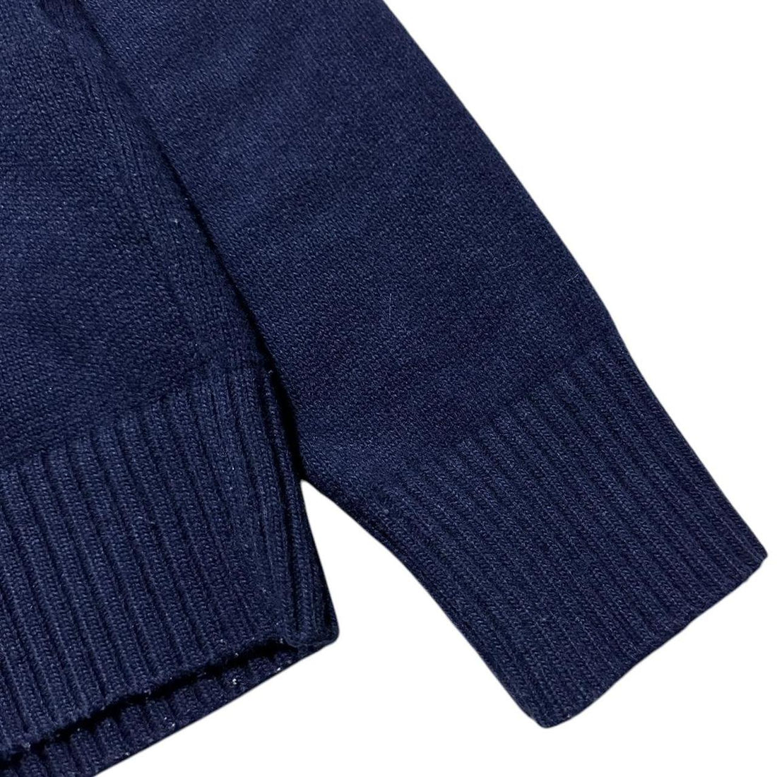 Stone Island Navy Wool Pullover Crewneck