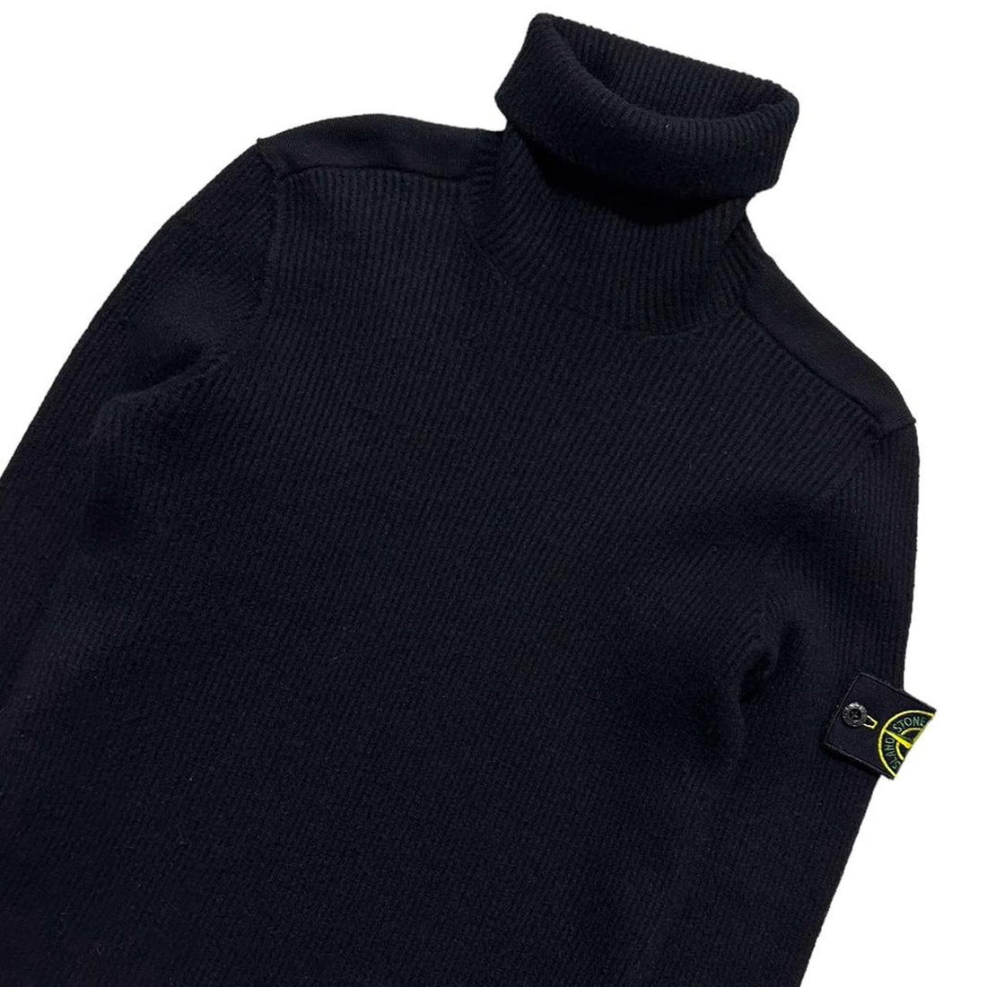 Stone Island Black Roll Neck Pullover