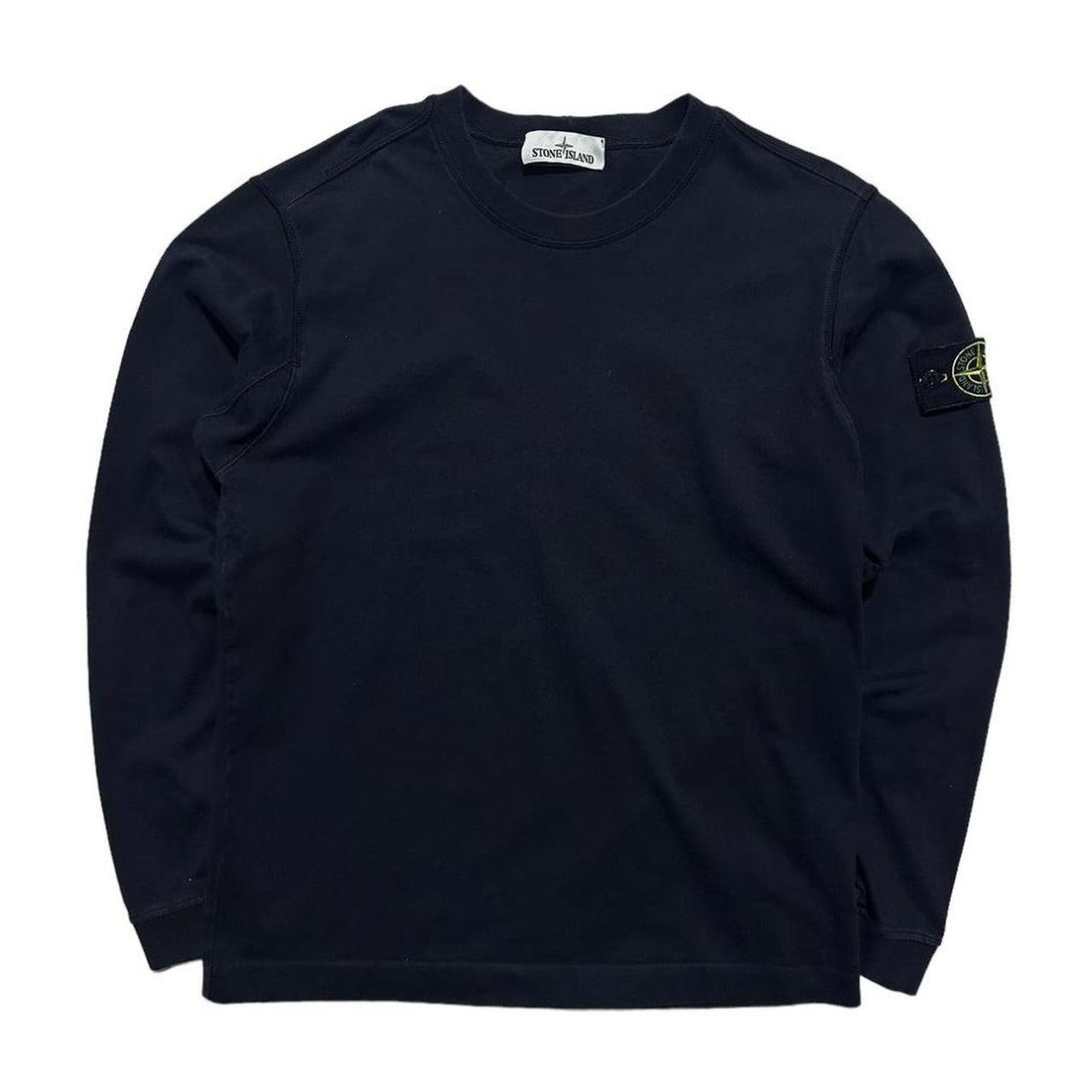 Stone Island Dark Blue Thin Pullover Crewneck