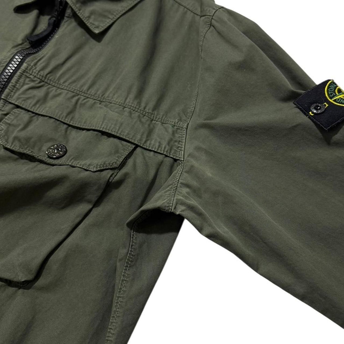 Stone Island Khaki Overshirt