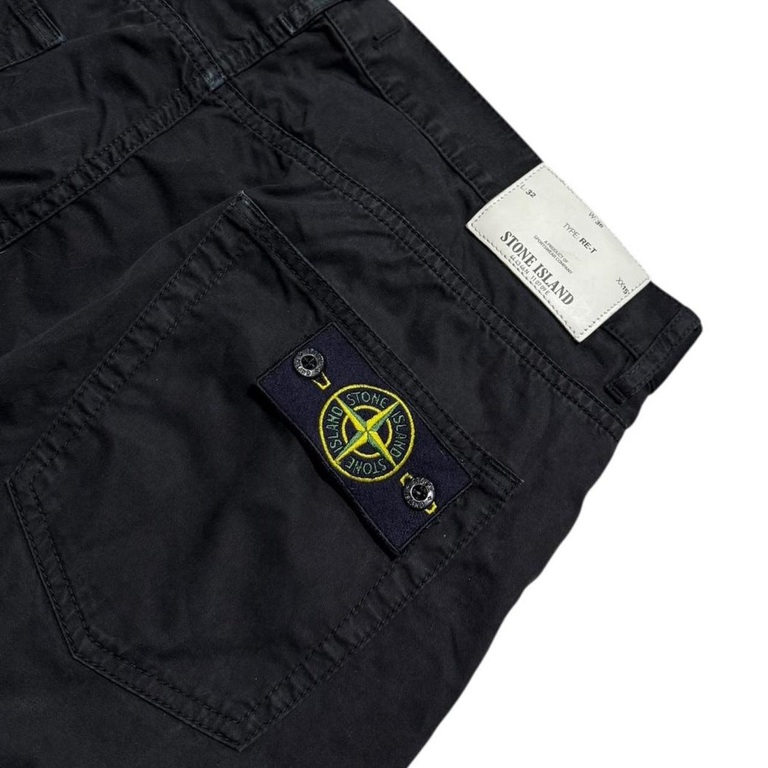 Stone Island Black Trousers