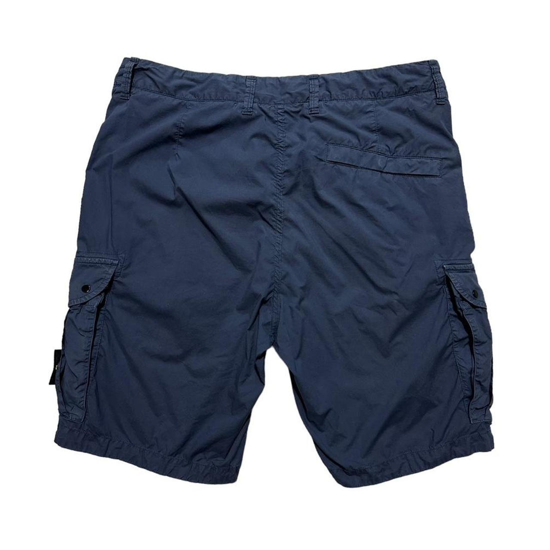 Stone Island Blue Combat Cargo Shorts