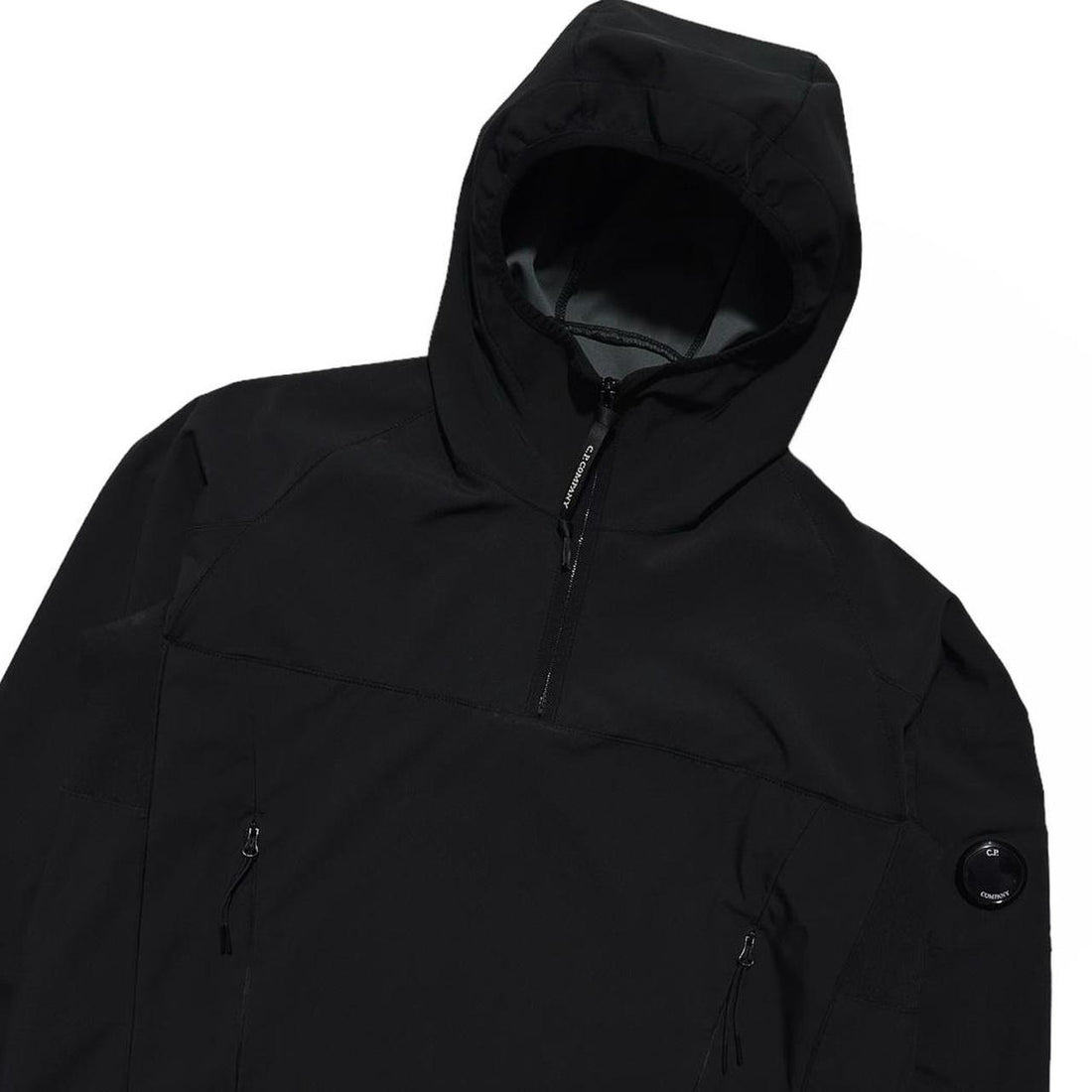 CP Company Black Quarter Zip Jacket