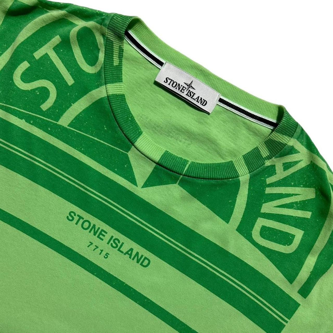 Stone Island Green Print T-Shirt