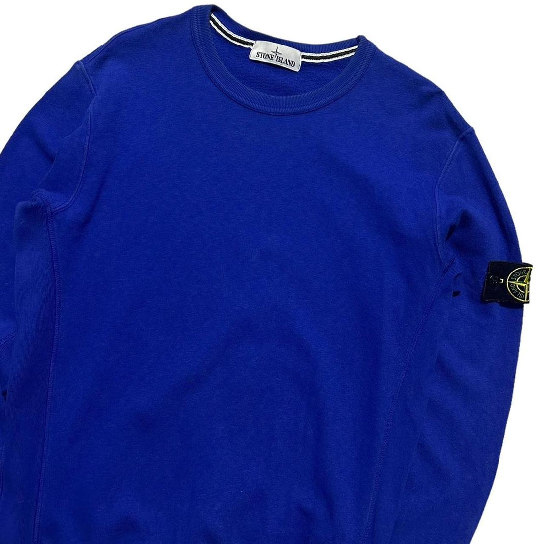 Stone Island Royal Blue Pullover Crewneck