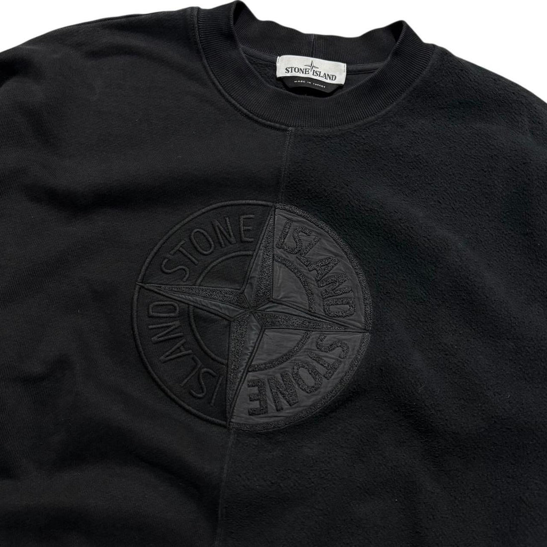 Stone Island Compass Fleece Pullover Crewneck