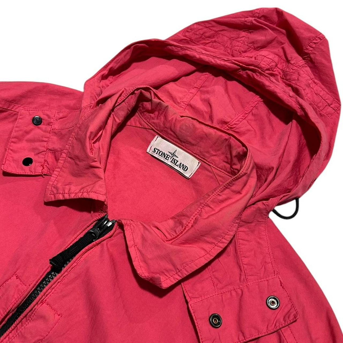 Stone Island Pink Hooded Overshirt