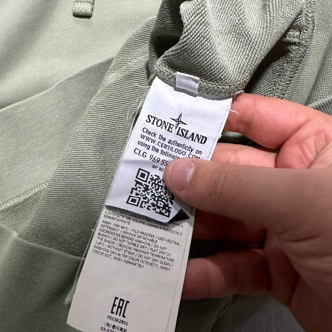 Stone Island Green Pullover Hoodie