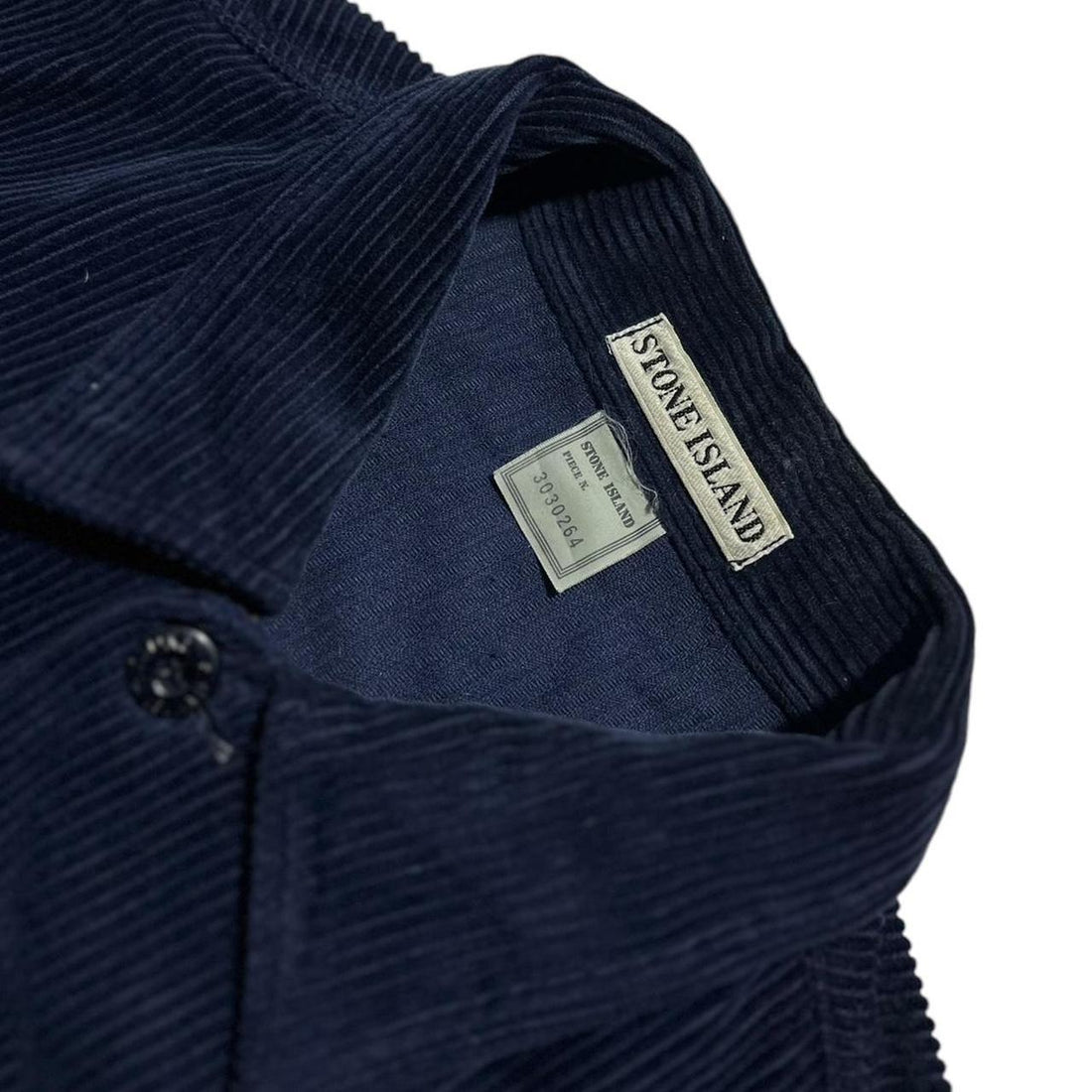 Stone Island Navy Heavy Corduroy Shirt