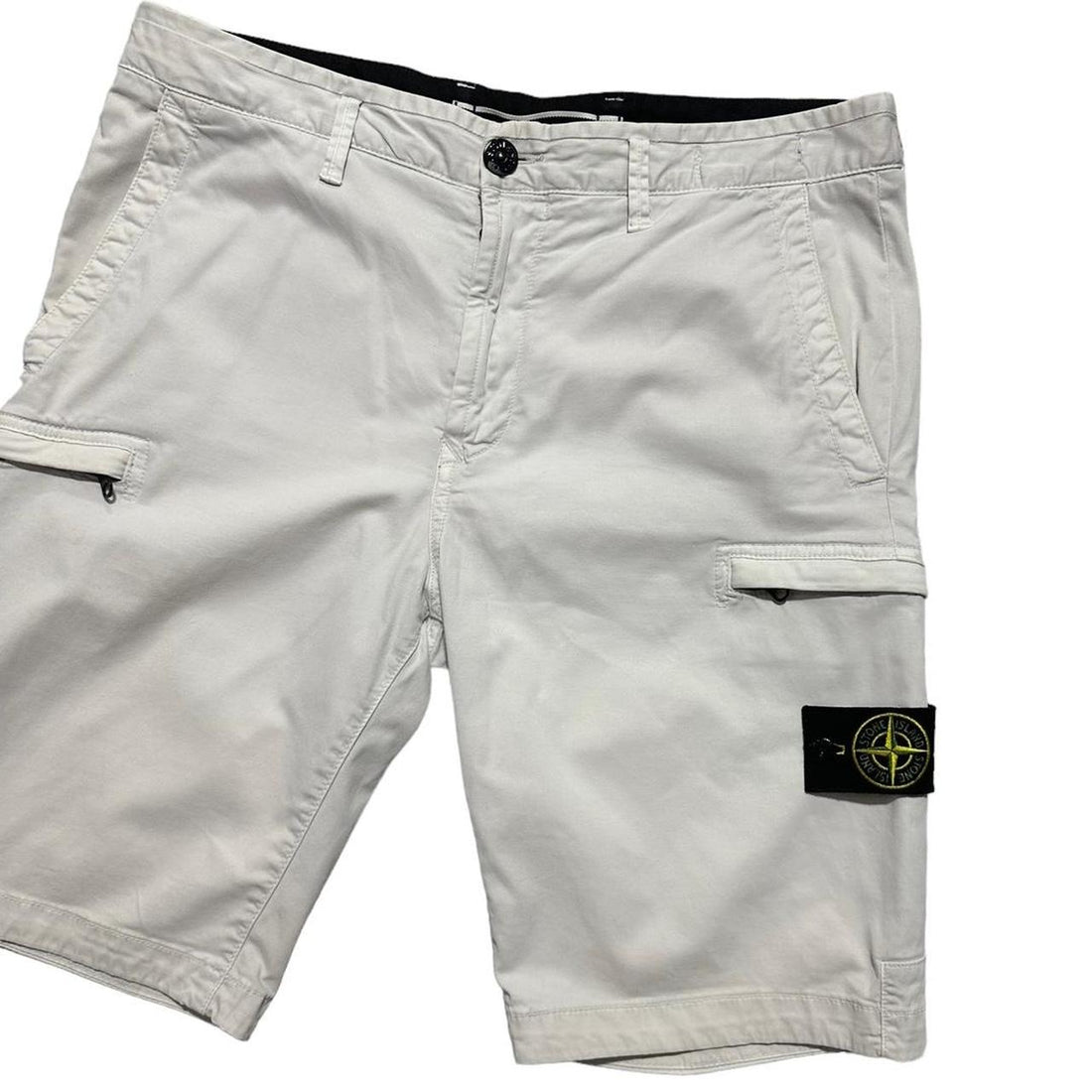 Stone Island Cream Shorts