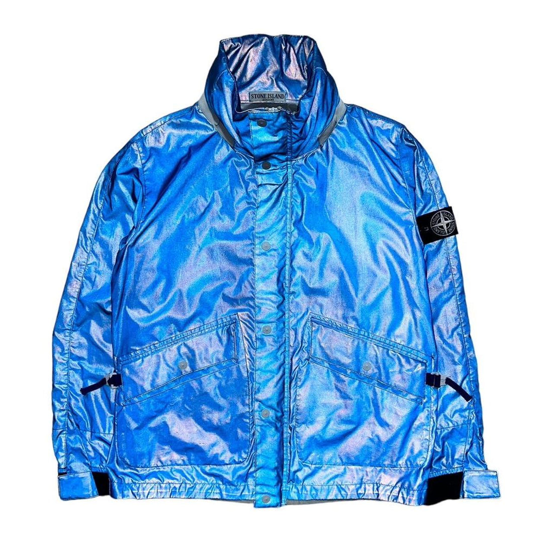Reflective Stone Island Jacket Stone Island Liquid Reflective Jacke L