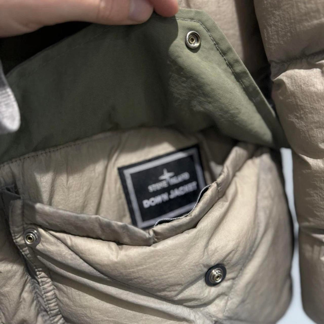 Stone Island Opaque Tela Down Reversible Jacket