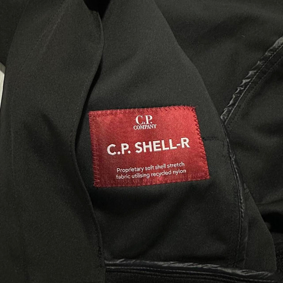 CP Company Black Soft Shell Jacket