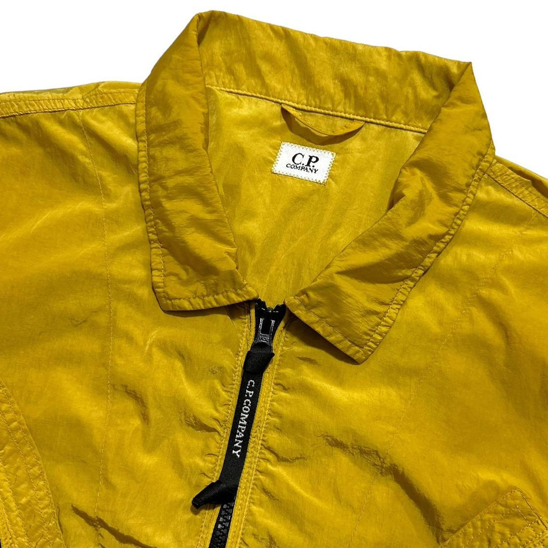 CP Company Yellow Nylon Chrome Overshirt