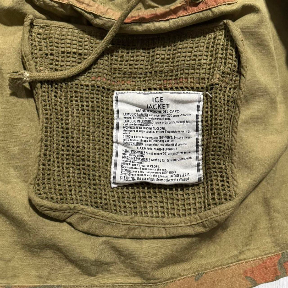 Stone Island S/S 1990 Ice Camo Field Jacket