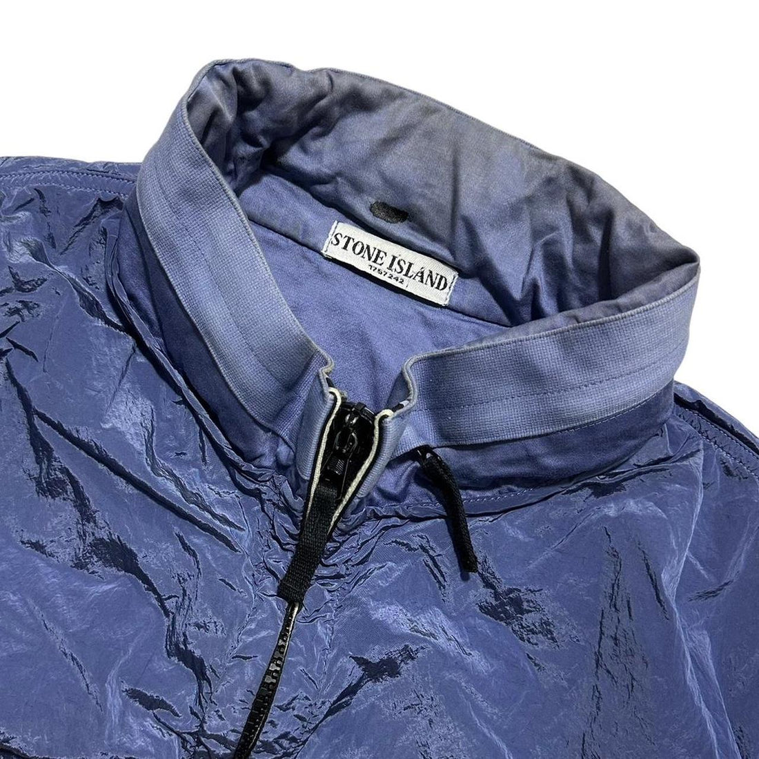 Stone Island Blue Nylon Jacket