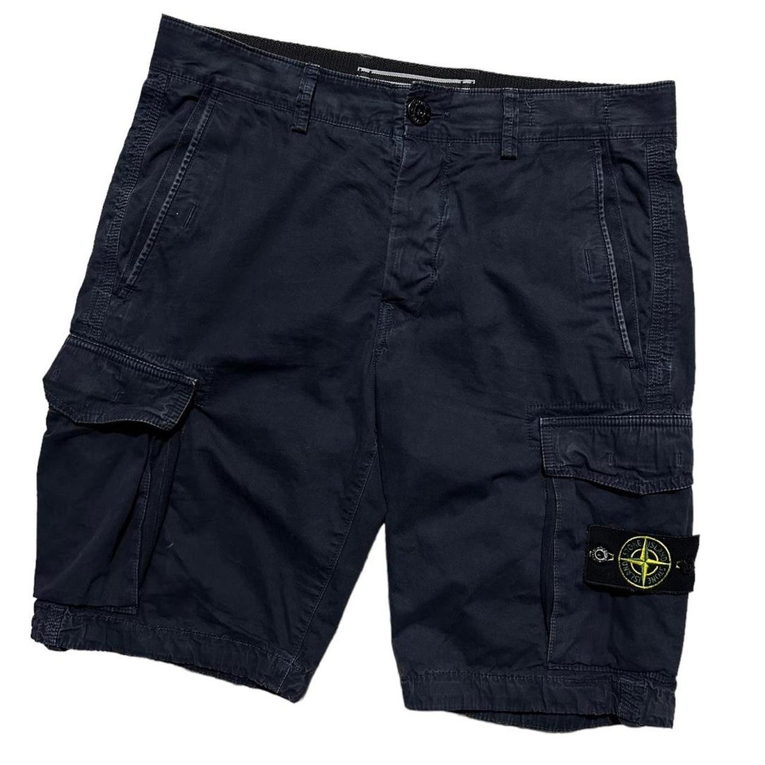 Stone Island Dark Navy Cargos Shorts