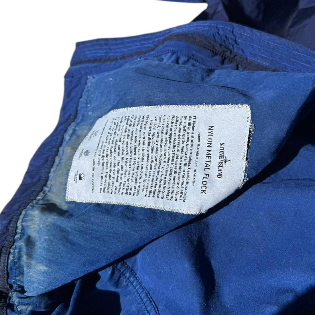 Stone Island Nylon Metal Flock Jacket