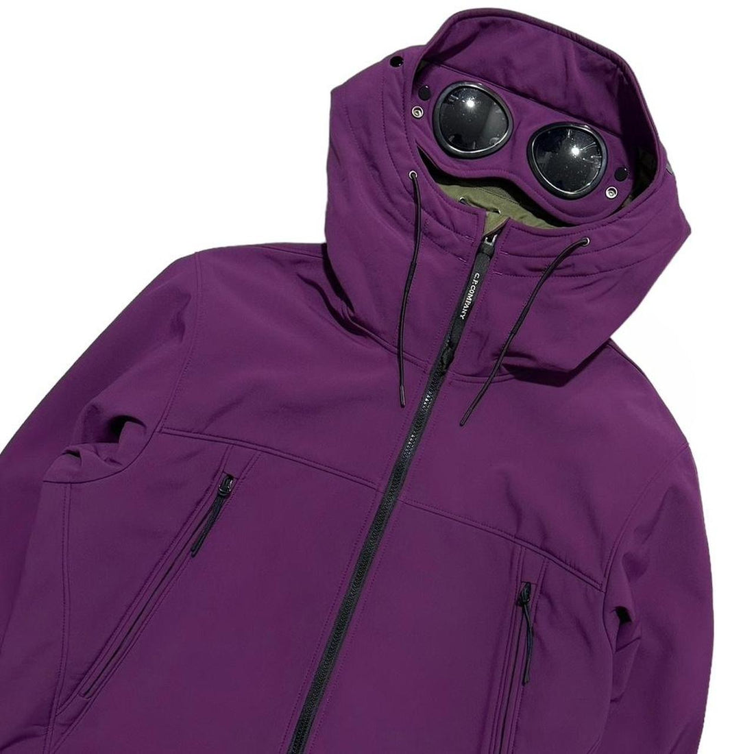 CP Company Purple Soft Shell Goggle Jacket