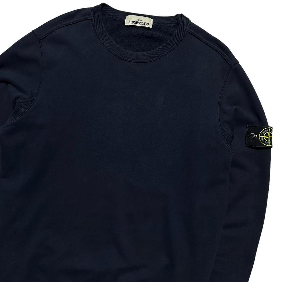 Stone Island Dark Blue Pullover Crewneck