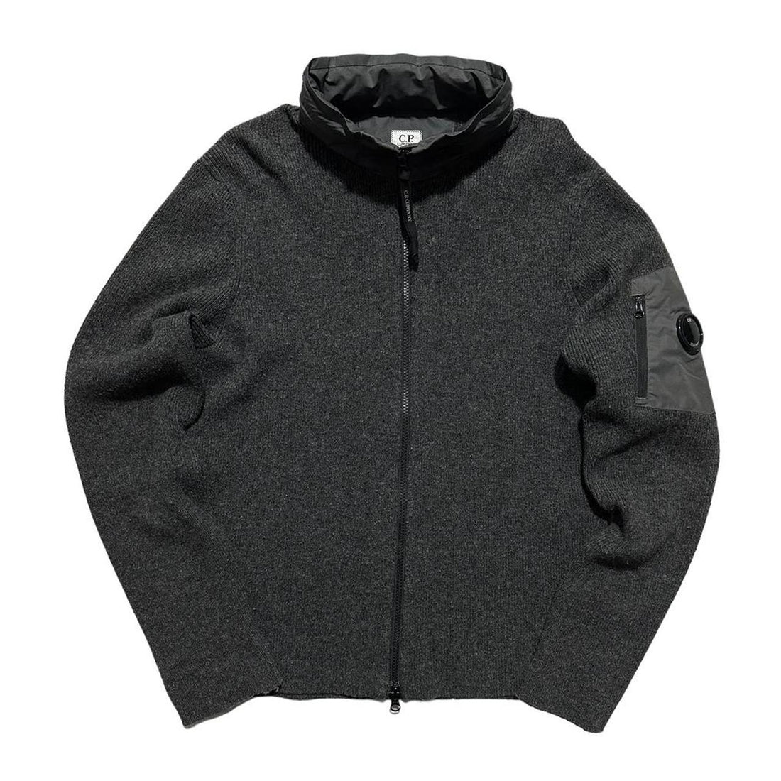 CP Company Grey Wool Full Zip