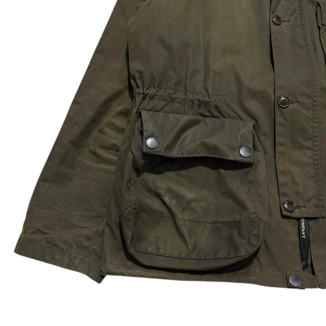 CP Company Barbour Wax Goggle Jacket