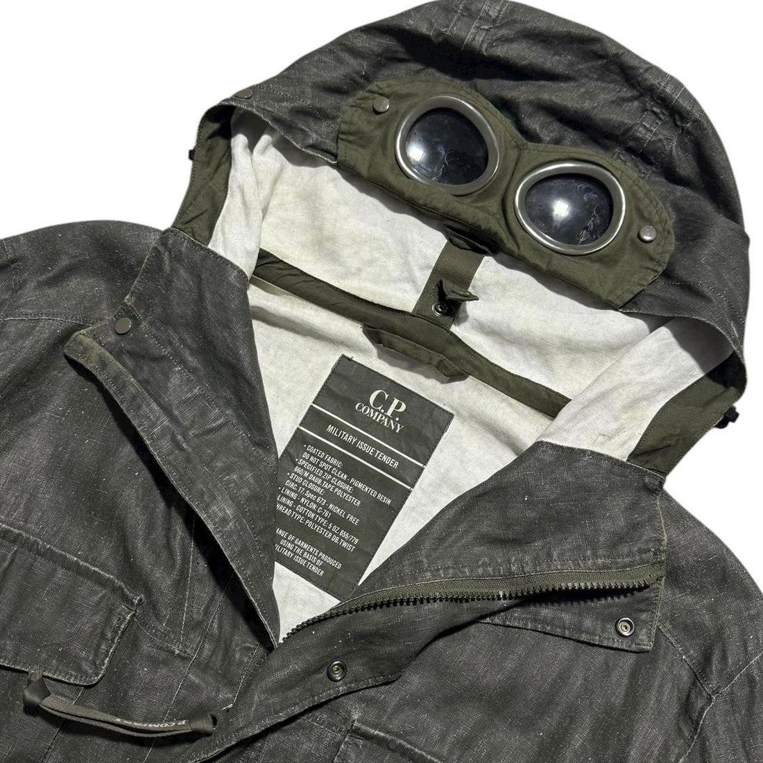 CP Company Plated Linen La Mille Jacket