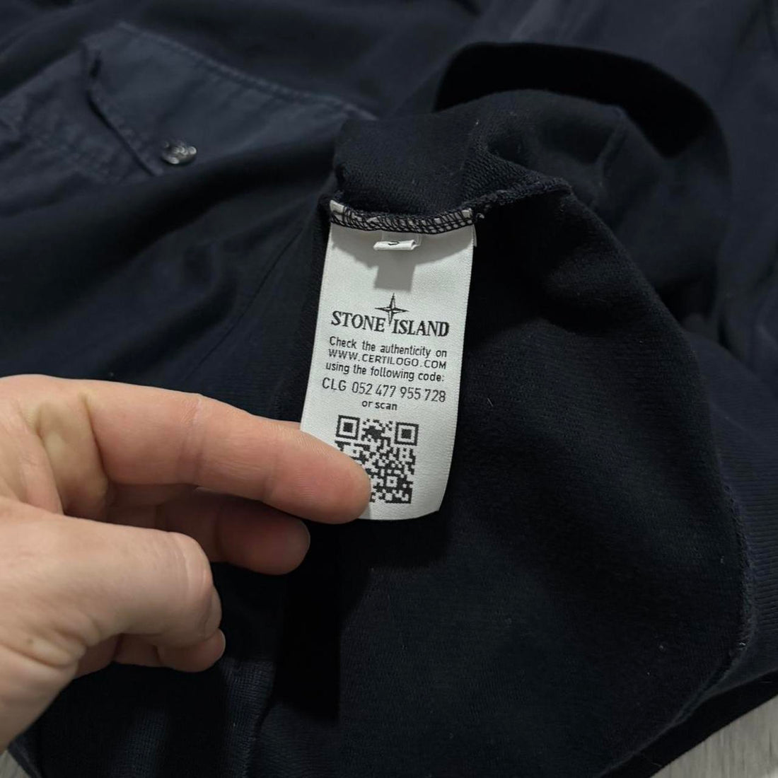 Stone Island Navy Ghost Pullover