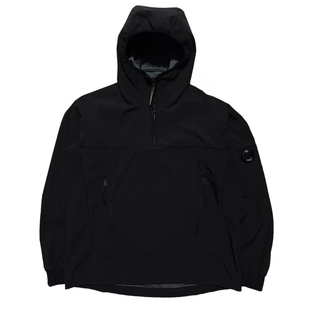 CP Company Black Quarter Zip Jacket