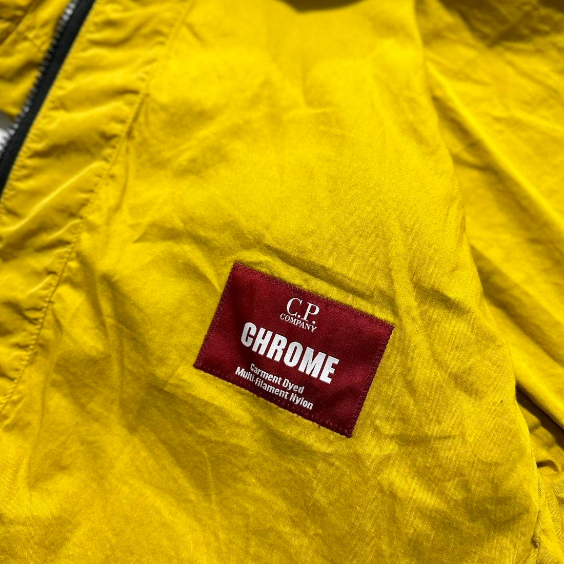 CP Company Yellow Nylon Chrome Overshirt