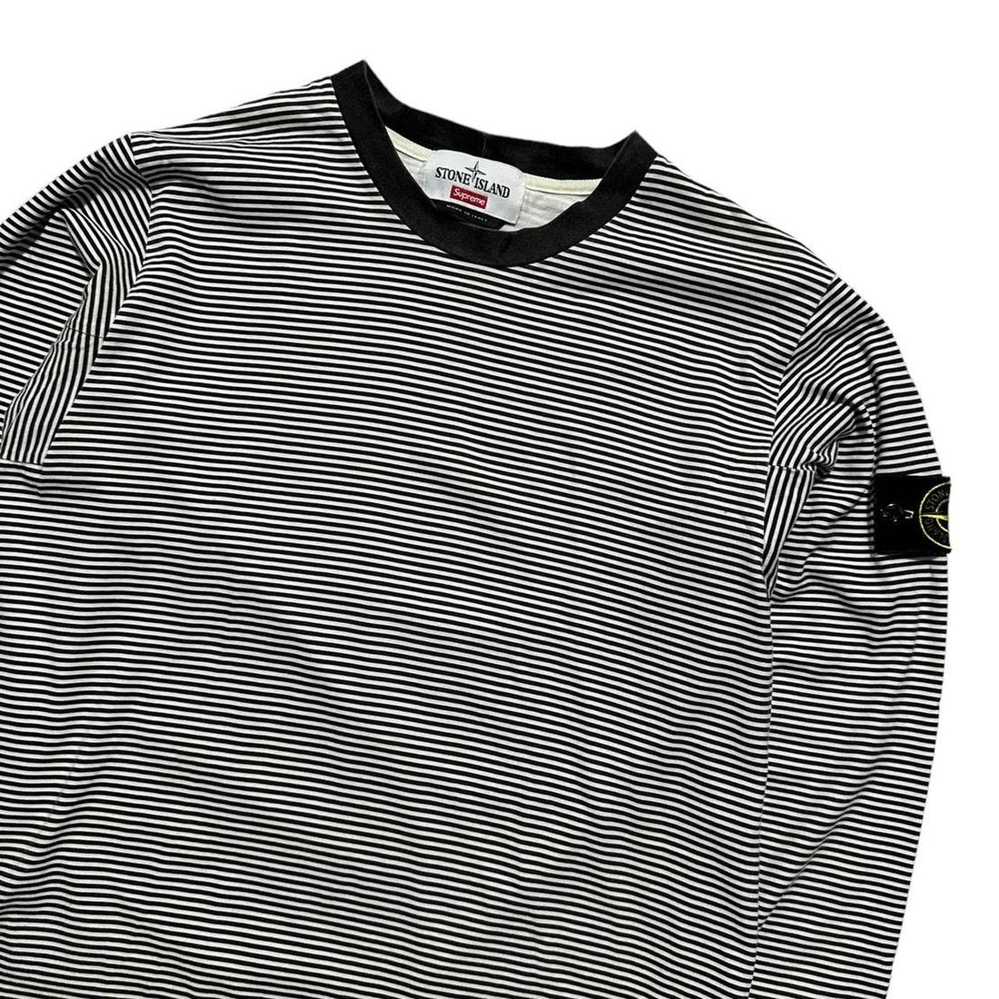 Stone Island Supreme Striped Long Sleeve Top