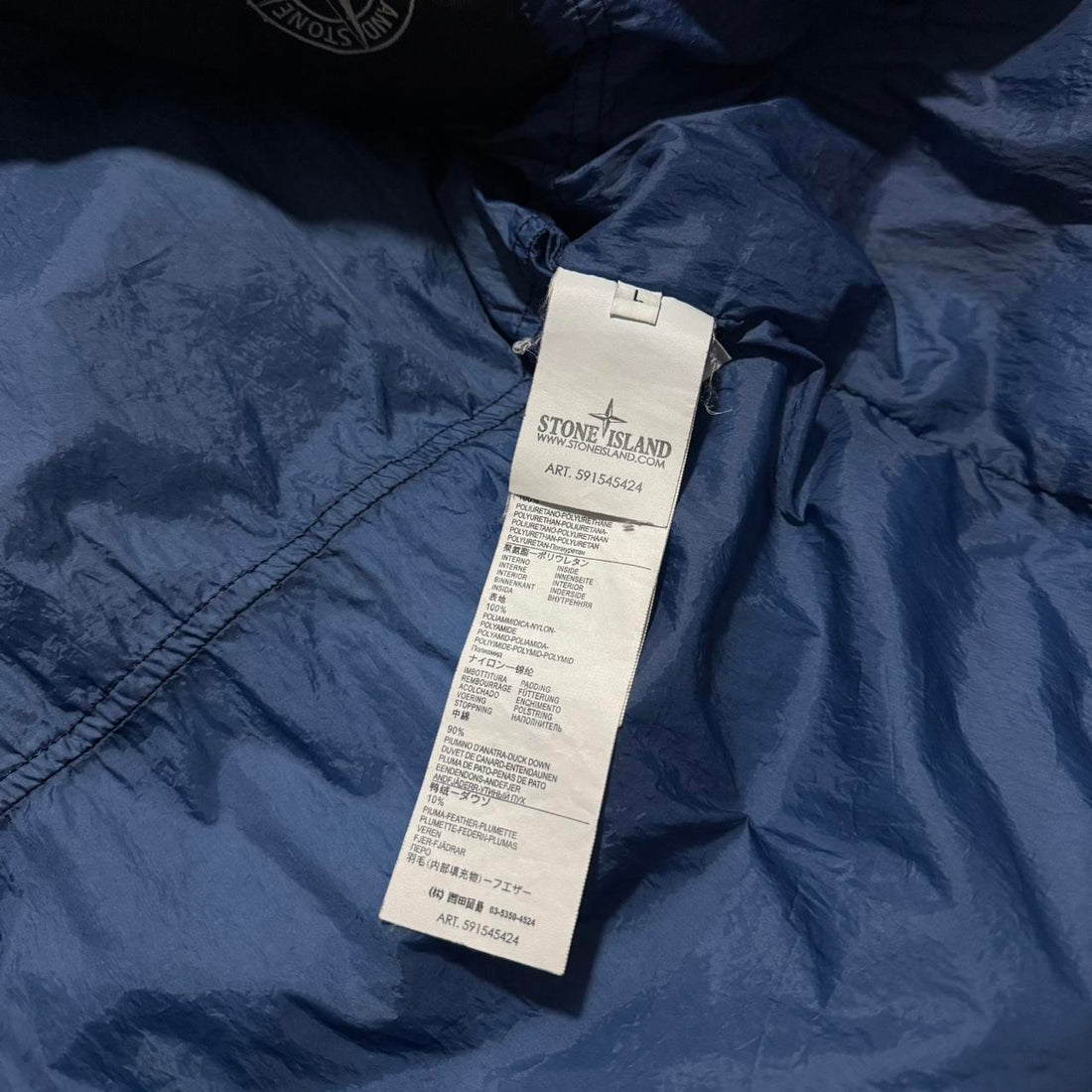 Stone Island Garment Dyed Down Jacket