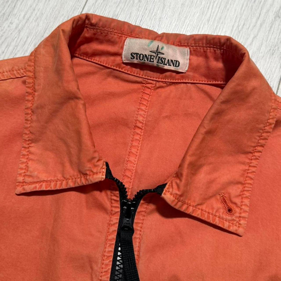 Stone Island Orange Overshirt