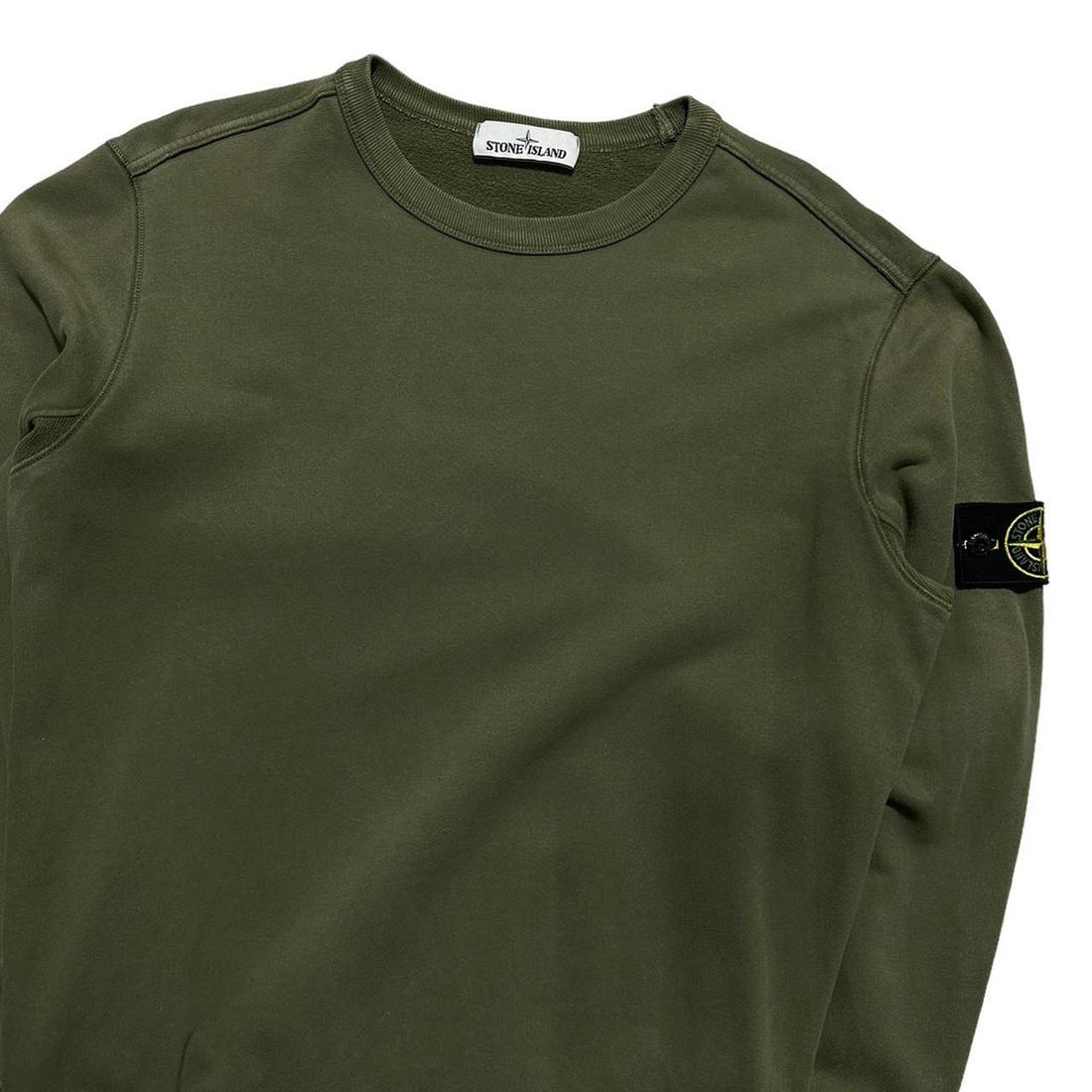 Stone Island Green Pullover Crewneck