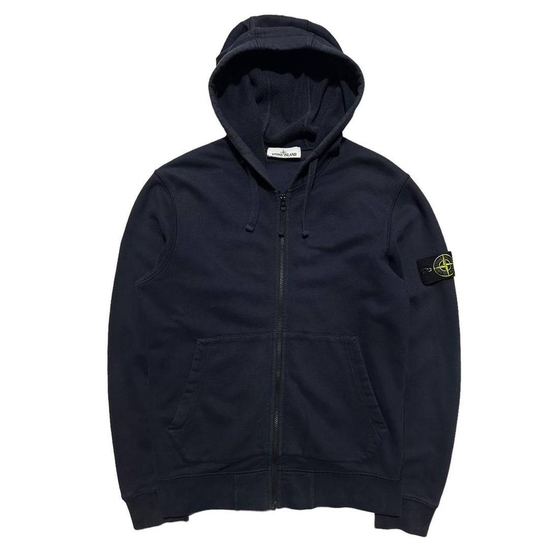 Stone Island Navy Full Zip Hoodie