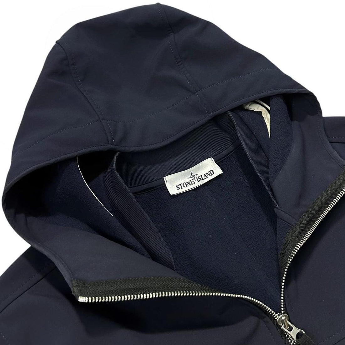 Stone Island Navy Soft Shell-R Jacket