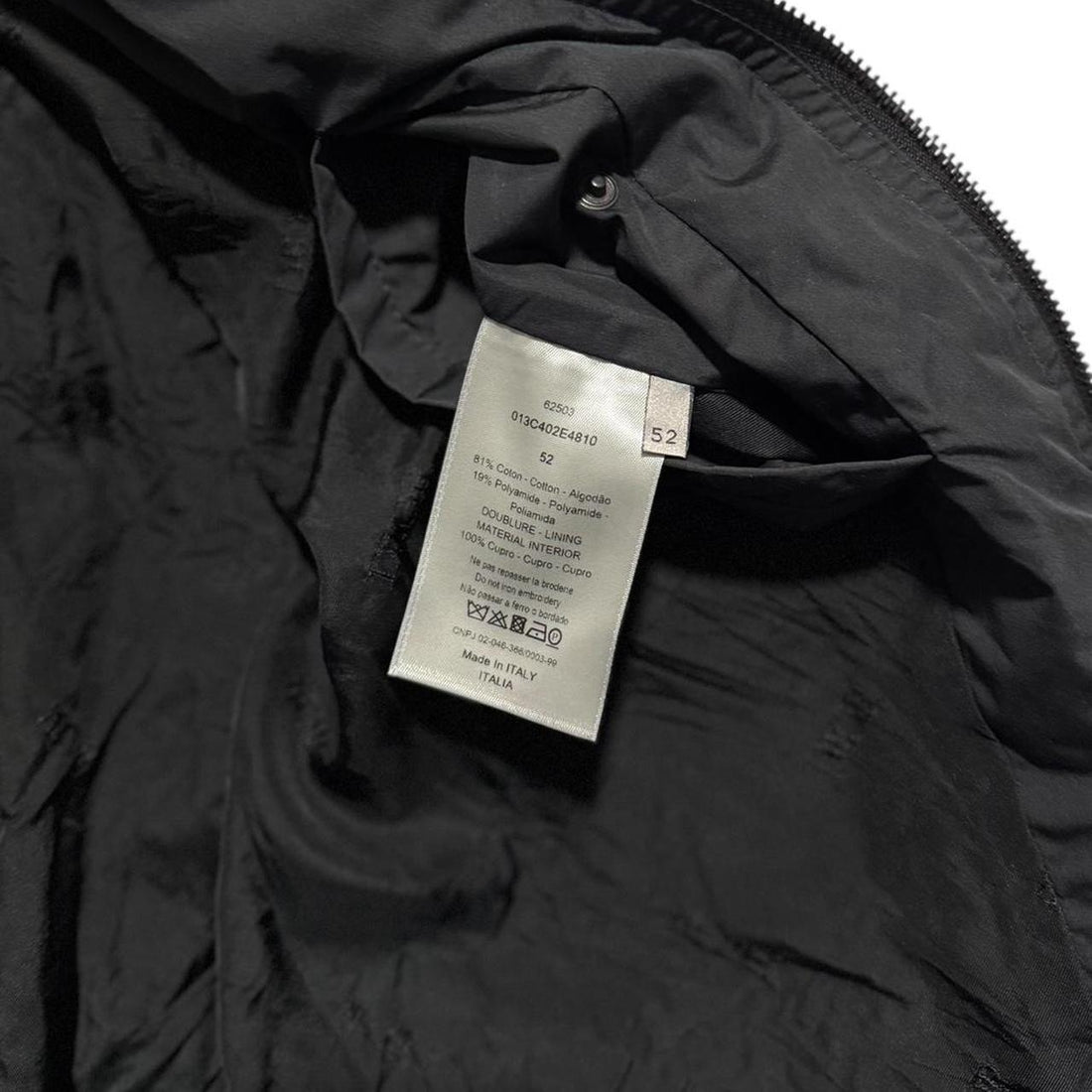 Dior Stüssy Backprint Jacket
