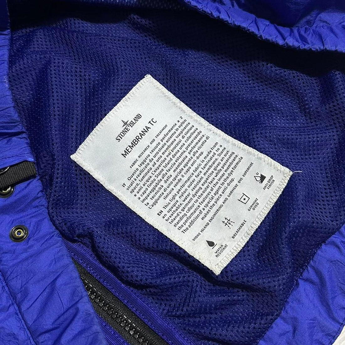 Stone Island Blue Membrana-TC Jacket