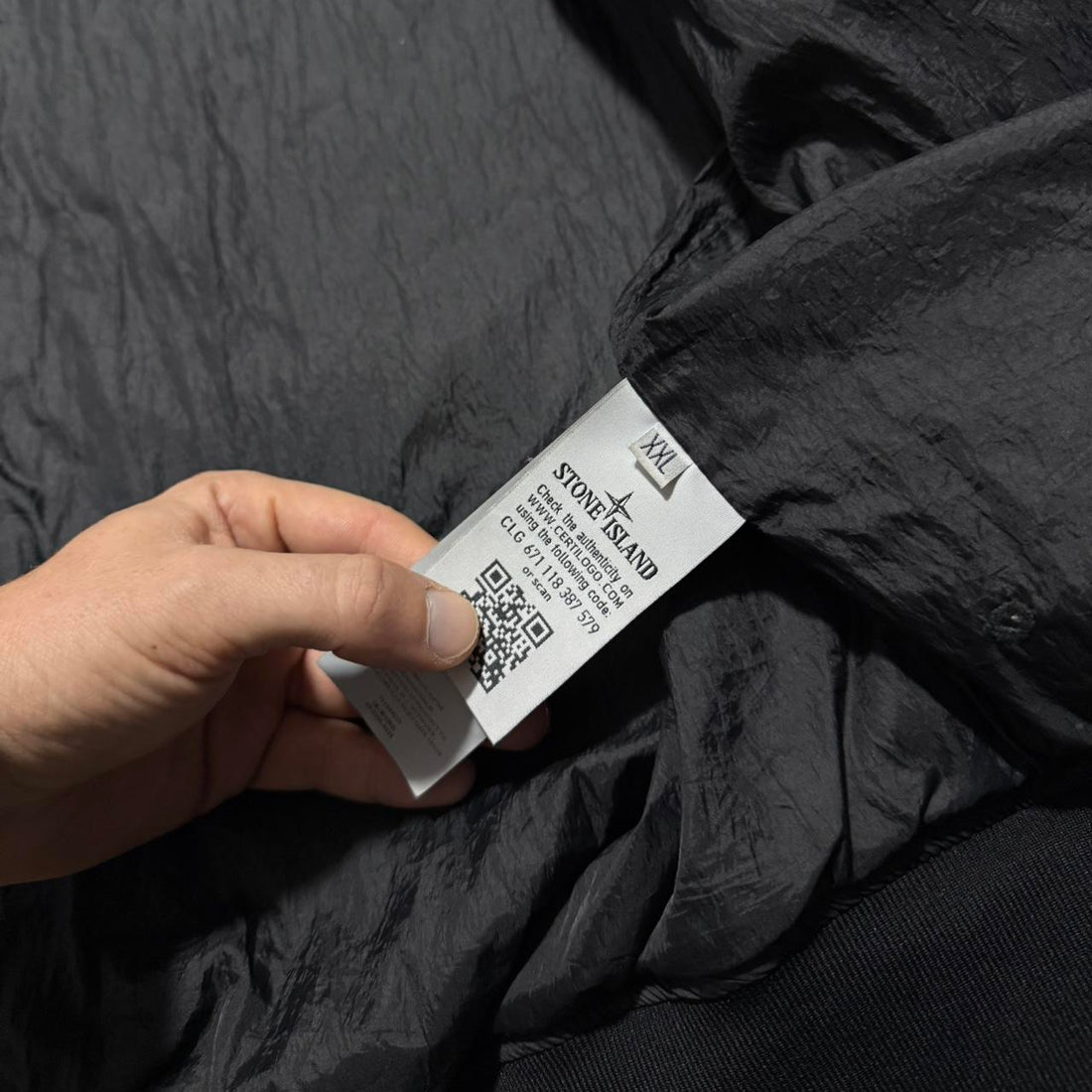 Stone Island Garment Dyed Crinkle Reps Jacket