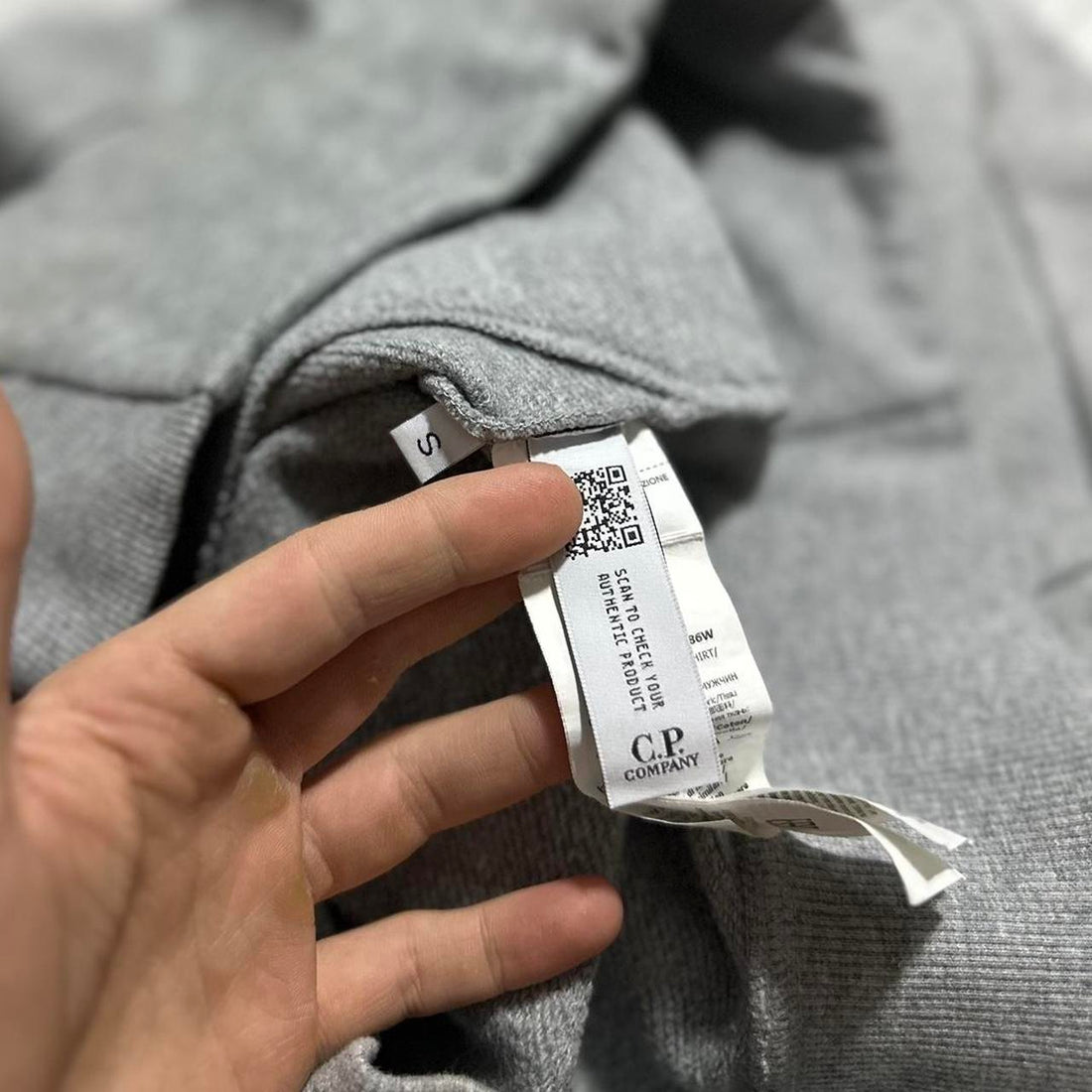 CP Company Grey Full Zip Hoodie