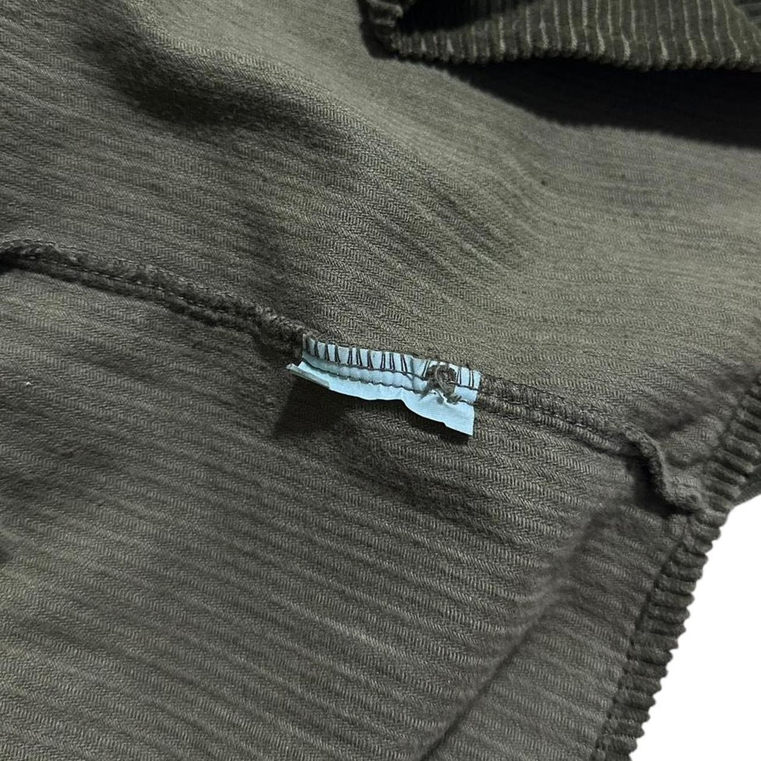 Stone Island Forest Green Heavy Corduroy Shirt