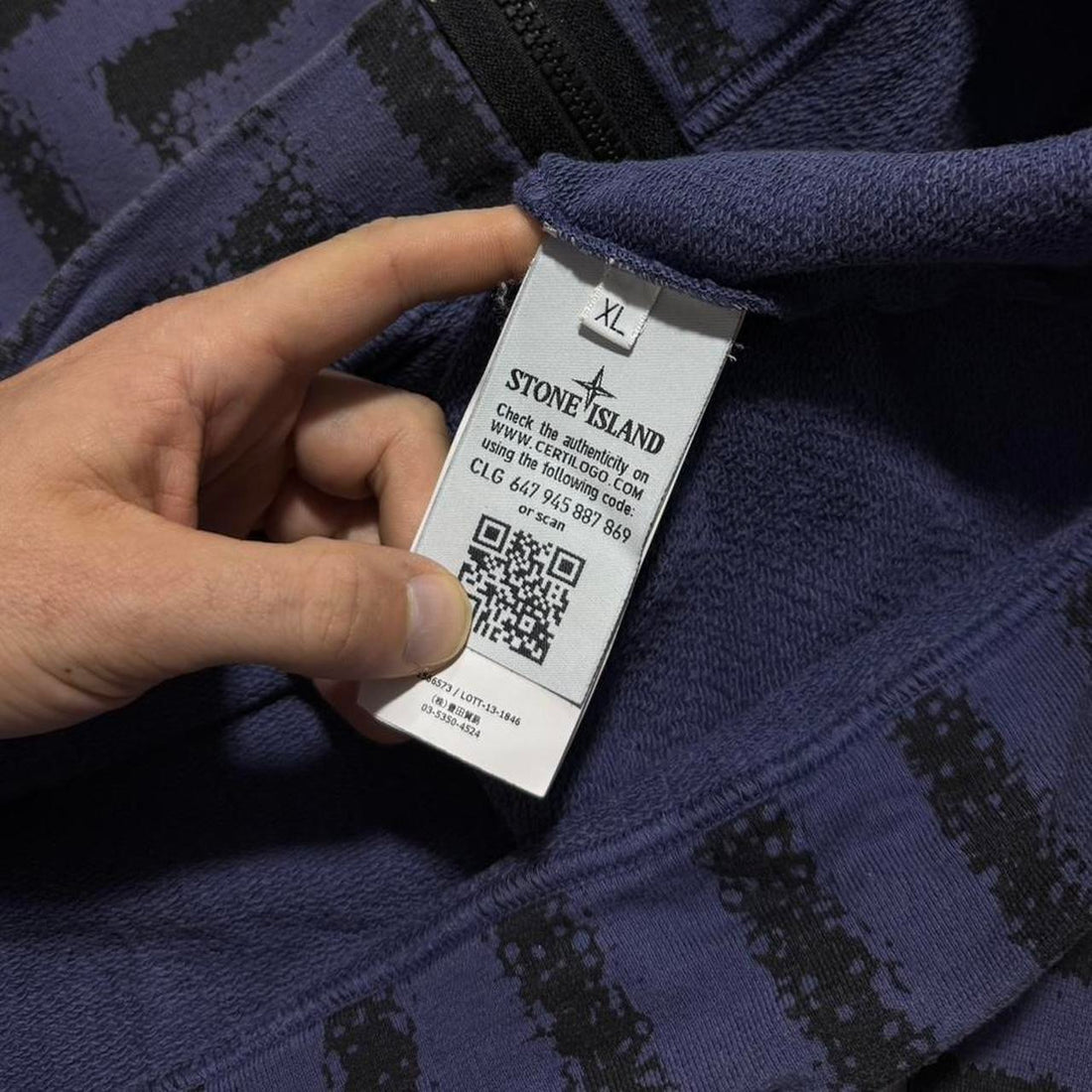 Stone Island Maze Camo Full Zip Hoodie