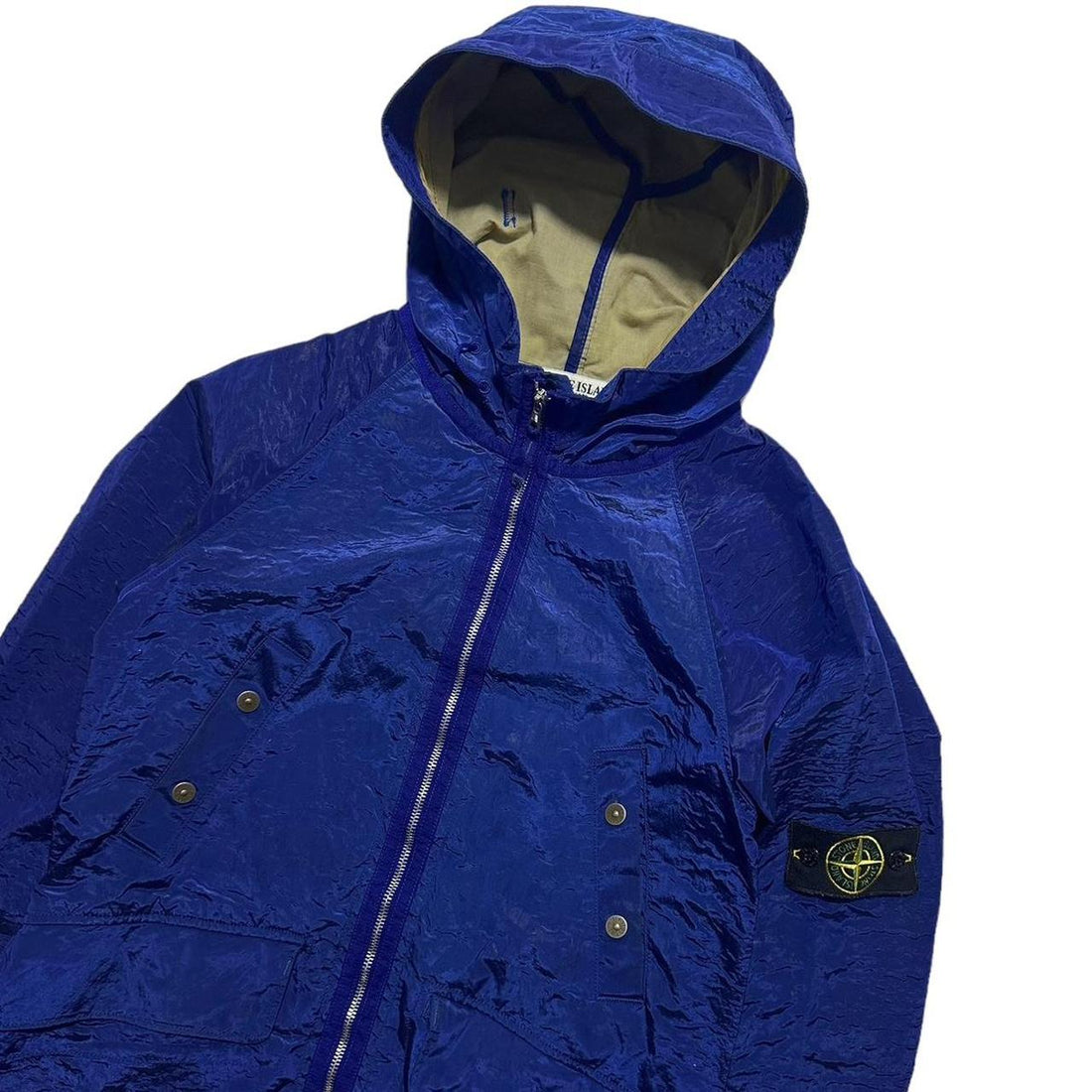 Stone Island Blue Nylon Jacket – TobyTides - Main Image