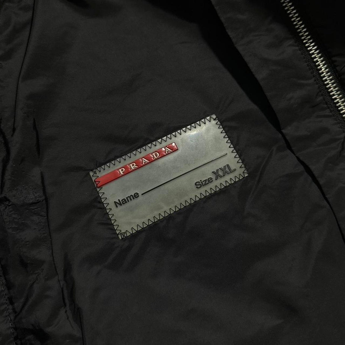 Prada Black Nylon Winbreaker Jacket