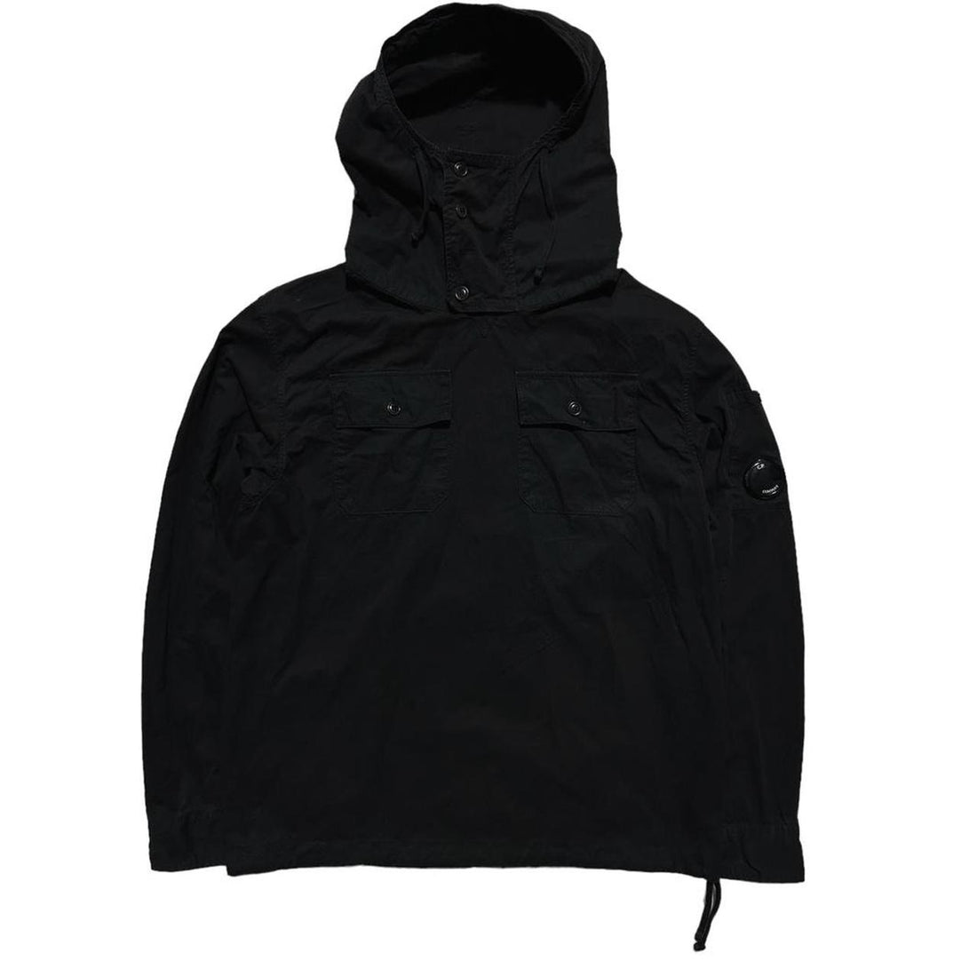 Cp Company Black Hooded Overshirt