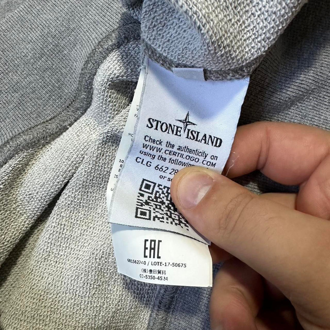 Stone Island Grey Crewneck