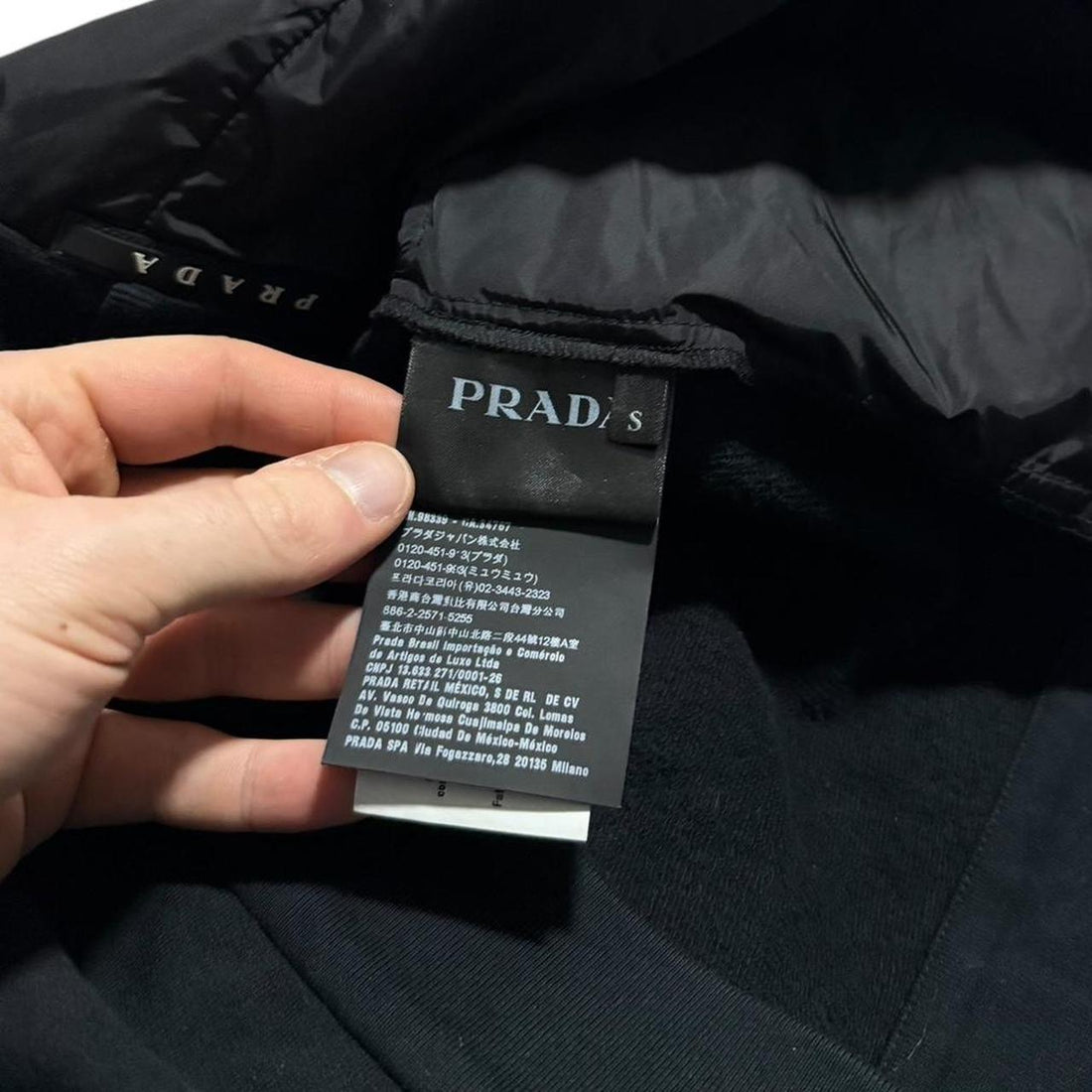 Prada Padded Down Cotton Jacket